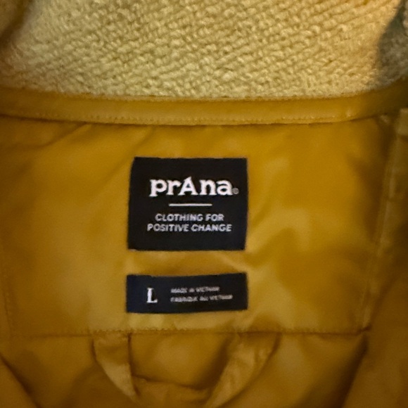 EUC prAna Wooly Bird Fleece Full Zip - Sandstone Size L - Picture 5 of 5